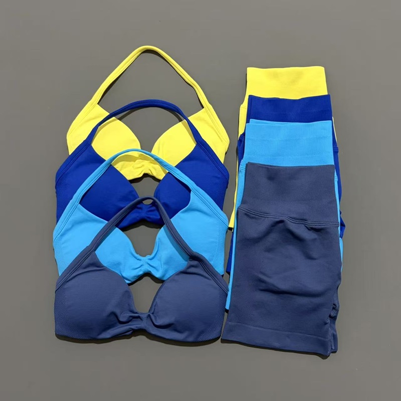 Yoga Fitness Kleidung - 2 Pieces HISTELLO Sports Set Seamless