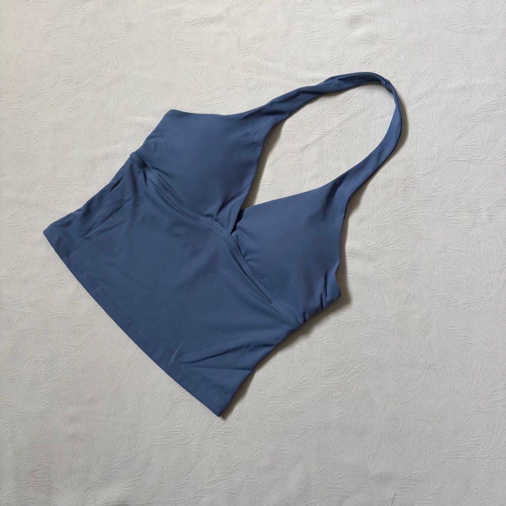 Logo V-neck Hanging Neck Vest  - Yoga Và Fitness review and price
