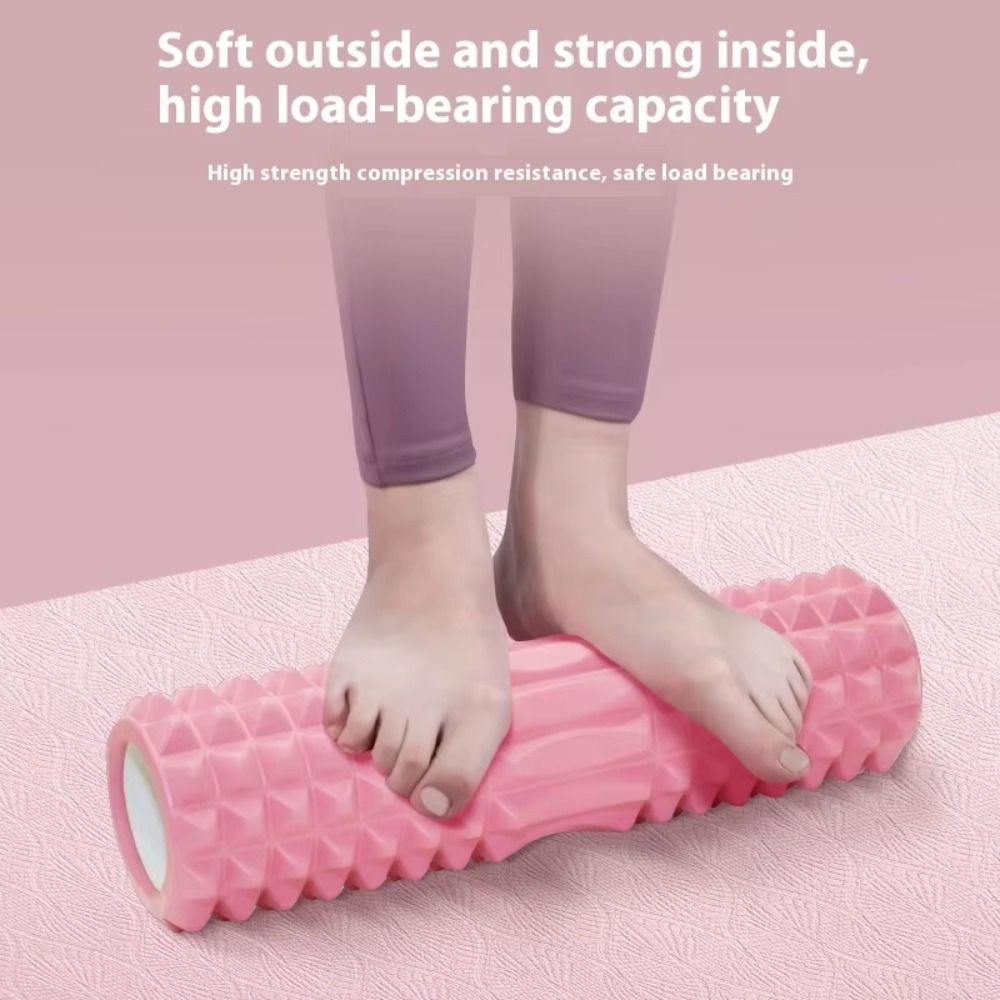 EVA Foam Fitness Back Roll Tri - Yoga Fitness Roller review and price
