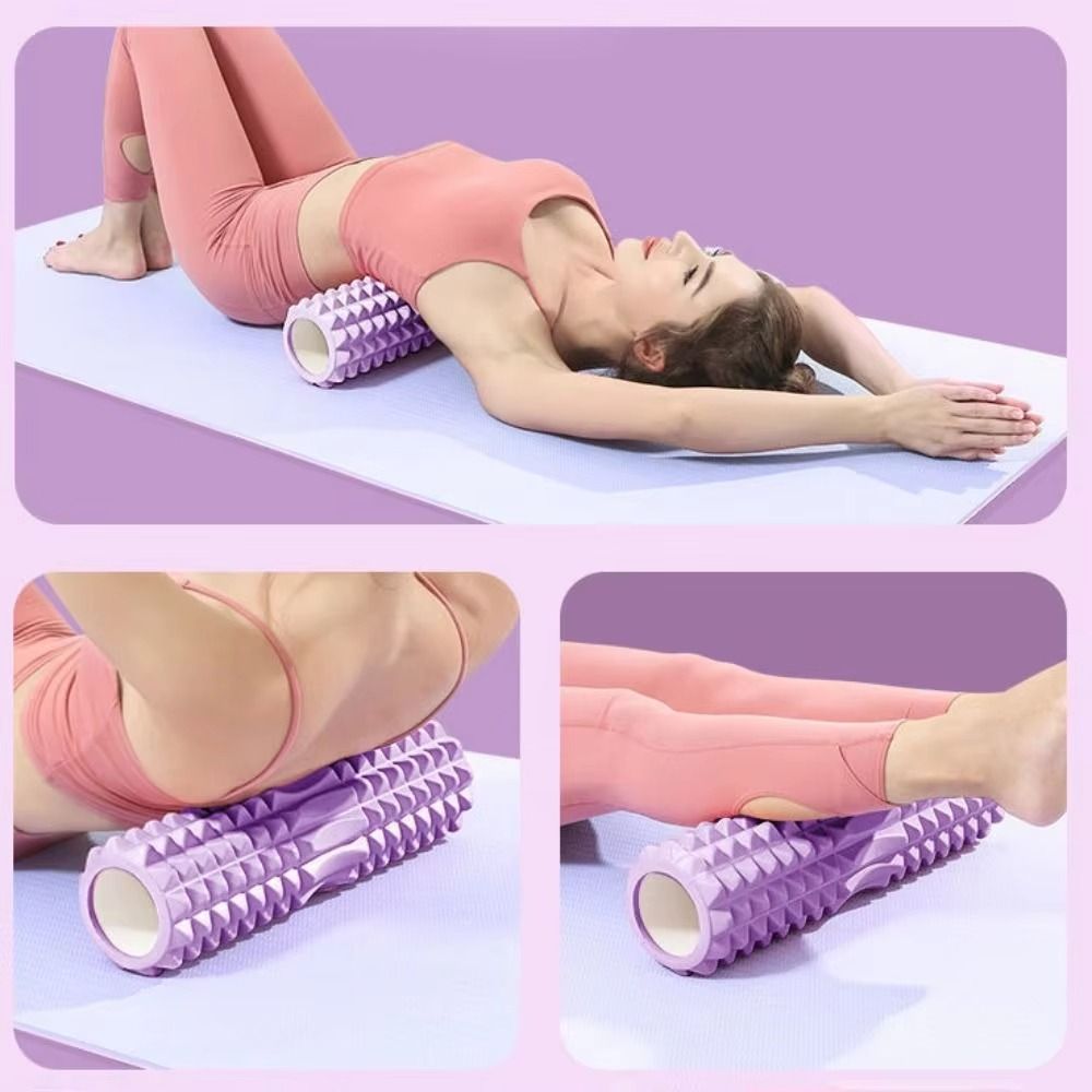 EVA Foam Fitness Back Roll Tri - Yoga Fitness Roller review and price