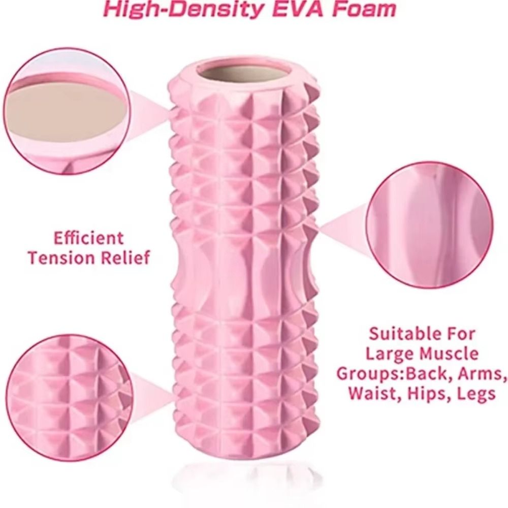 EVA Foam Fitness Back Roll Tri - Yoga Fitness Roller review and price
