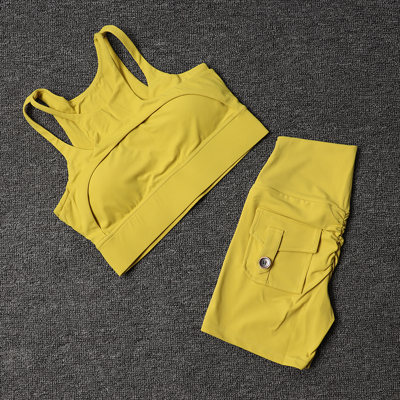 Fitness Shorts Yoga Sets Women - Yoga Fitness Kleidung review and price