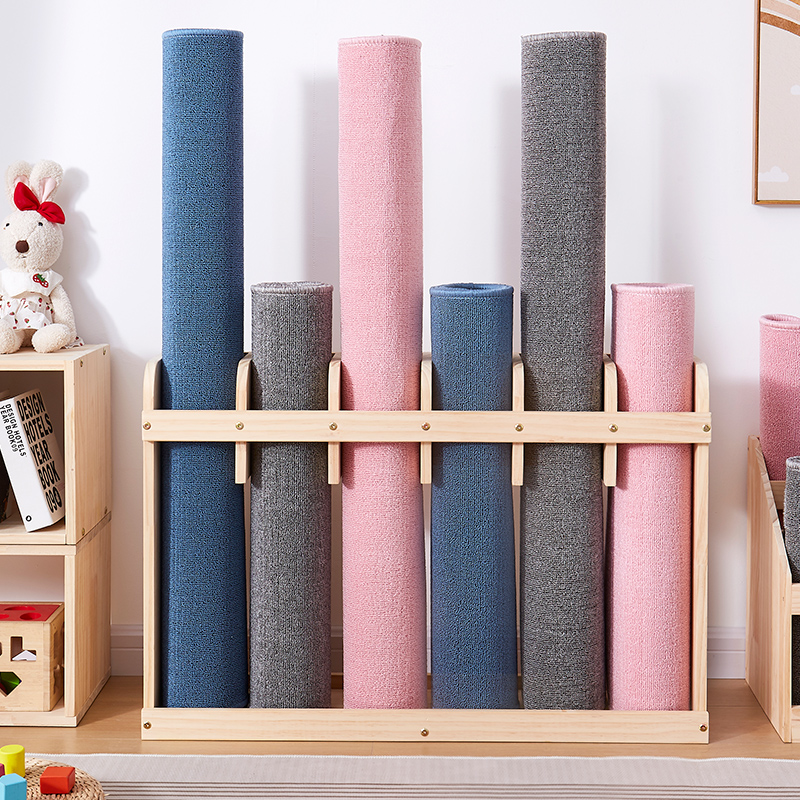 Solid Wood Floor Storage Rack  - Yoga Fitness Room review and price