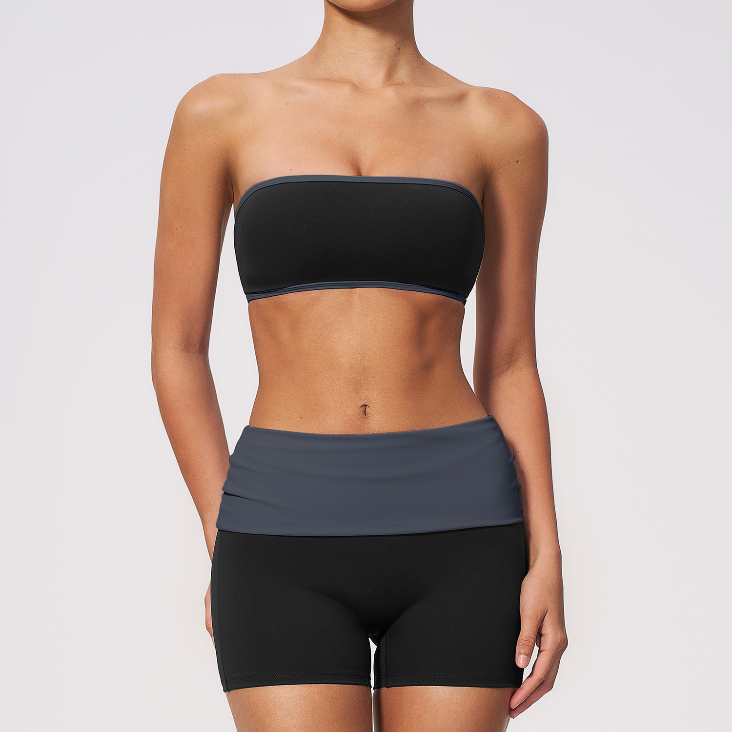 Women Nylon Two Piece Fitness  - Yoga Và Fitness review and price