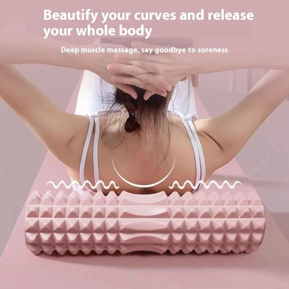 EVA Foam Fitness Back Roll Tri - Yoga Fitness Roller review and price
