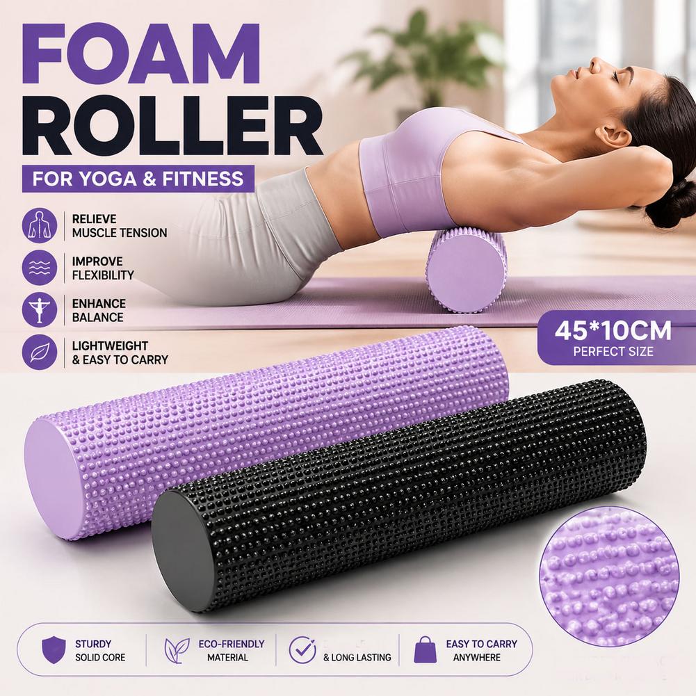 Yoga Foam Roller EVA High Dens - Yoga Fitness Roller review and price