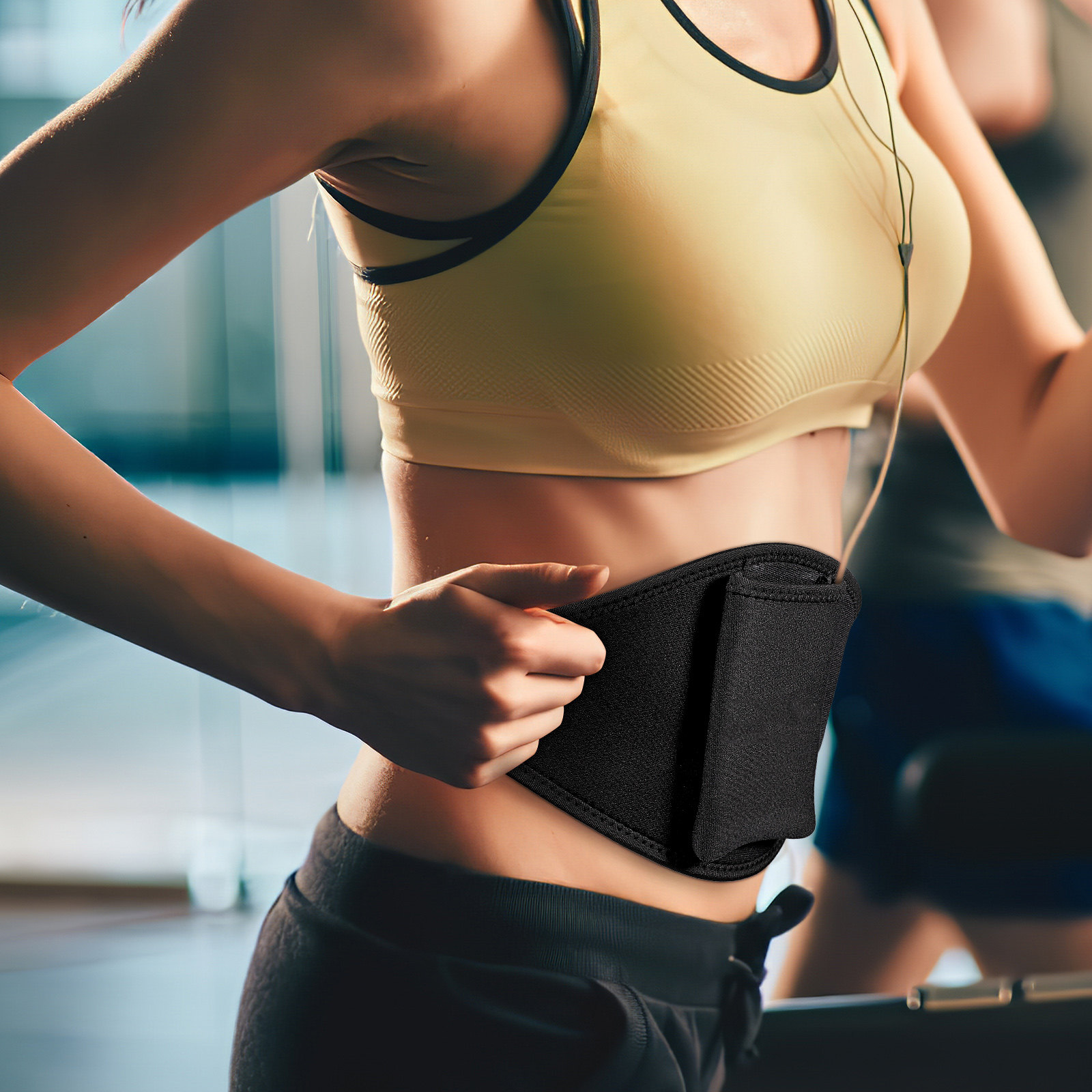 Mic Belt Black Premium Microph - Yoga And Fitness Instructor review and price