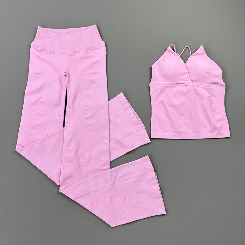 2Pcs Women Seamless Yoga Worko - Yoga Fitness Kleidung review and price