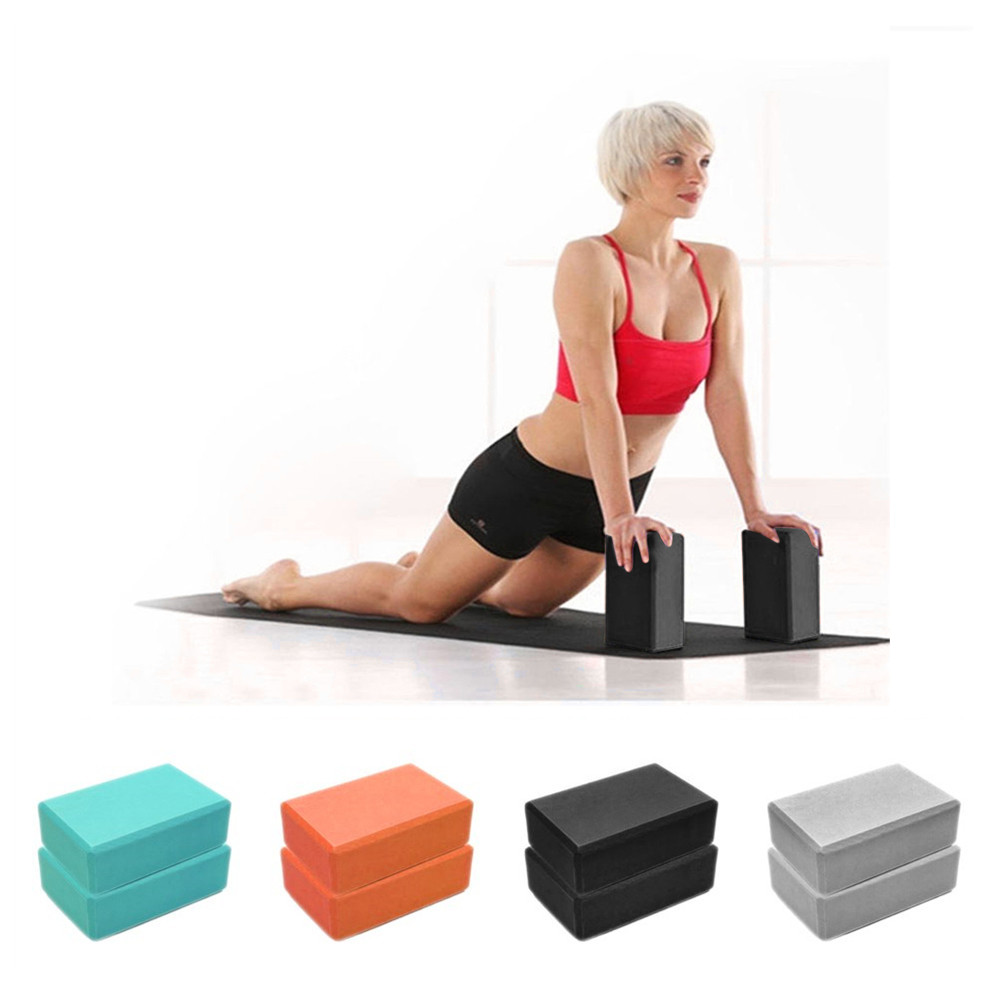 Colored EVA Yoga Block Brick N - Yoga Fitness Health review and price